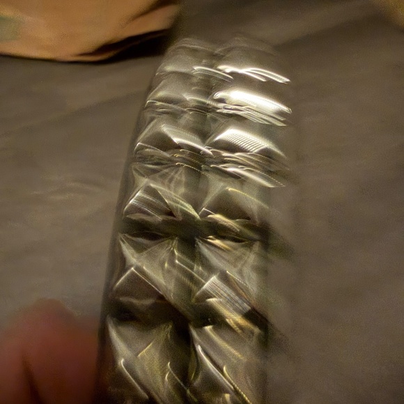 Two Row Pyramid Stud Belt - Picture 2 of 7